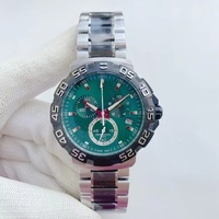 Montre pour homme F1 (1580VK) Carrera Aquaracer, chronographe à trois aiguilles, calendrier, quartz lumineux, bracelet en alliage