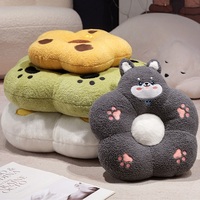 Bantal Duduk Bentuk Hewan Lucu Berbentuk Bunga Bebek Panda Husky Beruang Lembut dan Empuk untuk Dekorasi Rumah, Kamar Tidur, dan Kantor
