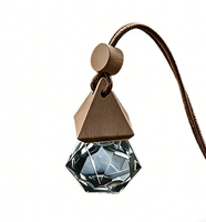 Pendentifs d'aromathérapie haut de gamme pour l'intérieur de voiture, diffuseur d'huiles essentielles, parfum longue durée, en verre, sans électricité, sans odeur