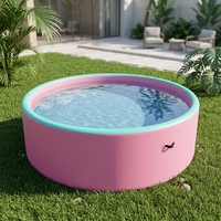 Piscine gonflable de haute qualité avec couverture pour enfants et nouveau-nés, écologique, pour les jeux aquatiques à domicile en été