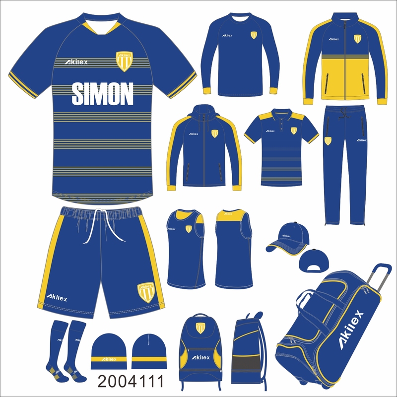New Design Blank Soccer Jersey Set
