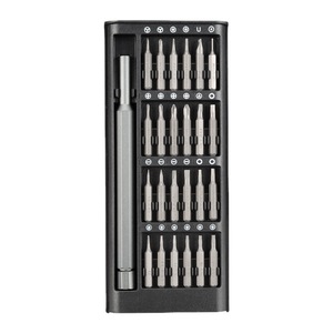 24-in-1/25-in-1 Multi-Functional Precision Screwdrivers S2 Repair <strong>Tool</strong> Bit Set Aluminum Alloy Hard Case for Mobile Phones - Product Image 2