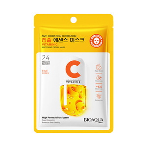 Oem Bioaqua nhãn hiệu riêng Sản phẩm làm đẹp Hàn Quốc vitamin C chống nhăn chống lão hó<span class=keywords><strong>a</strong></span> da tinh tế làm trắng làm ẩm mặt nạ trên khuôn mặt - Product Image 2