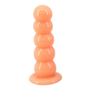 FAAK 5 Beads Anal Plug with Suction Cup Dildo Sex <b>Toys</b> <b>for</b> Women <b>Men</b> Butt Plug Sex <b>Toys</b> Flexible - Product Image 4