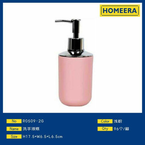 Venta al por mayor Rosa PP ABS cromado desinfectante de manos botella 65x65x175cm dispensadores de jabón líquido - Product Image 1