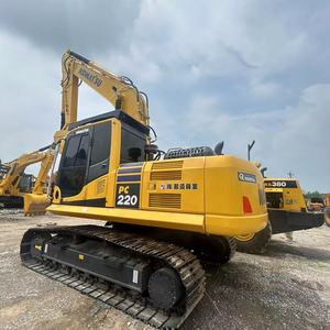 Usado Komatsu PC220 PC200 Excavadora Precio bajo 20 toneladas Motor de funcionamiento Caja de cambios para obras de construcción para la venta - Product Image 2