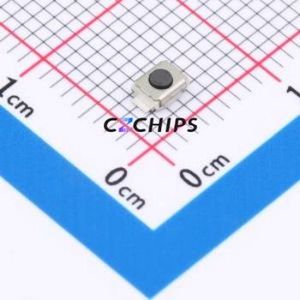 HX TS253015A2P 160gf Tactile Switch SMD,3x2.5mm Switch Single Pole Single Throw Round Button 1.6N Vertical Mount - Product Image 1