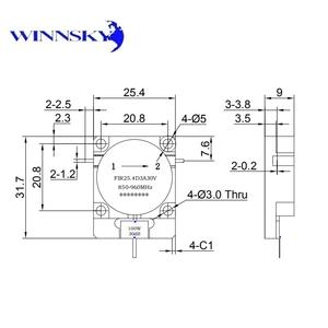 Aislador RF WINNSKY 850MHz-960MHz 150W 30dB Carga Ficticia en Sentido Horario 0.2dB I/L <span class=keywords><strong>Aislamiento</strong></span> de 30dB Ofrecido <span class=keywords><strong>por</strong></span> WINNSKY - Product Image 3