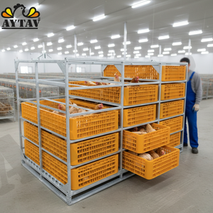 Jaula Galvanizada 3x5 - Nuevo Sistema Portátil de Carga de Pollos - Cajón H22 - Material PE - 1 Año de Garantía - Producto al por Mayor de Alta Calidad - Product Image 3