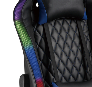 เก้าอี้เกมมิ่ง RGB แบบไวรัล พร้อมฐานไฟ LED เย็นตา ซิงค์เสียงได้ สำหรับเกมเมอร์และผู้สร้างสรรค์คอนเทนต์ - Product Image 3