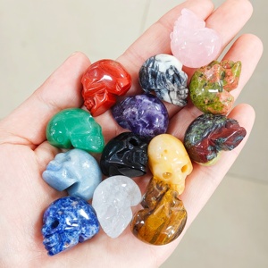 Cráneo de Cristal Natural Miniatura de Alta Calidad al por Mayor para Sanación Espiritual, Regalo, Decoración del Hogar y Oficina - Product Image 2