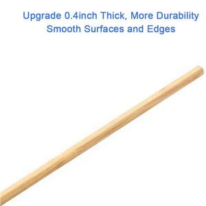 ไม้พายตีตบไม้ไผ่น้ำหนักเบา13.4นิ้วสำหรับผู้ใหญ่ทนทานสุดๆพร้อมผิวเรียบเนียนสำหรับอุปกรณ์ทาสและเซ็กส์เพลย์ - Product Image 5