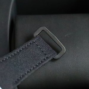 Reloj Mecánico de Lujo Industrial Premium con Esfera de Fibra de Carbono Blanca y Negra, Correa de Nailon Transpirable e Impermeable - Product Image 5