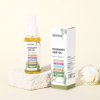 Emballage personnalisé, spray d'huile pour cuir chevelu 8 en 1, sans sulfate, huile essentielle pour la croissance des cheveux, huile d'argan, de ricin, de jojoba, de batana