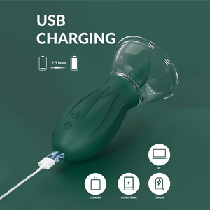 Vibrador con Lengua Giratoria y Estimulación del Clítoris, Masajeador de Punto G, Recargable, de Silicona, Juguetes Sexuales para Mujeres - Product Image 5