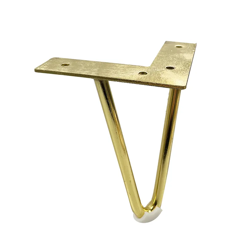 H15cm Coxing d'oro divano gamba moderna di lusso mobili di design piedi decorativi mobili in metallo gambe