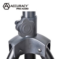 Soporte de Altavoz Profesional Ajustable con Trípode SPS013 de Pro Audio, con Amortiguación de Aire y Bloqueo Rápido, de Plástico