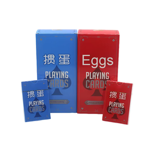 Aangepaste Waterdichte Anti-Opvouwbare Pvc Speciale Poker Kaart Extended Edition Ei Wedstrijd Speelkaart Verpakt In Een Papieren Doos - Product Image 2