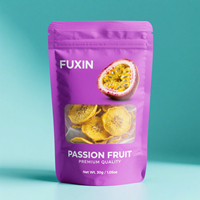 Sachet refermable personnalisé avec fenêtre, en plastique alimentaire, pour fruits secs, emballage de snacks, vente en gros