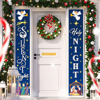 2023 nuevo conjunto de Navidad pintado a mano Feliz Navidad Natividad decoración serie