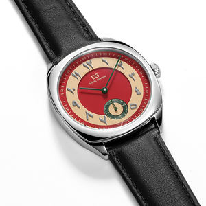 <span class=keywords><strong>Daniel</strong></span> gorman 9520นาฬิกาควอตซ์ตัวเลขอารบิกตะวันออก, นาฬิกาคู่สายหนังนาฬิกาของขวัญครบรอบปีกันน้ำ - Product Image 4