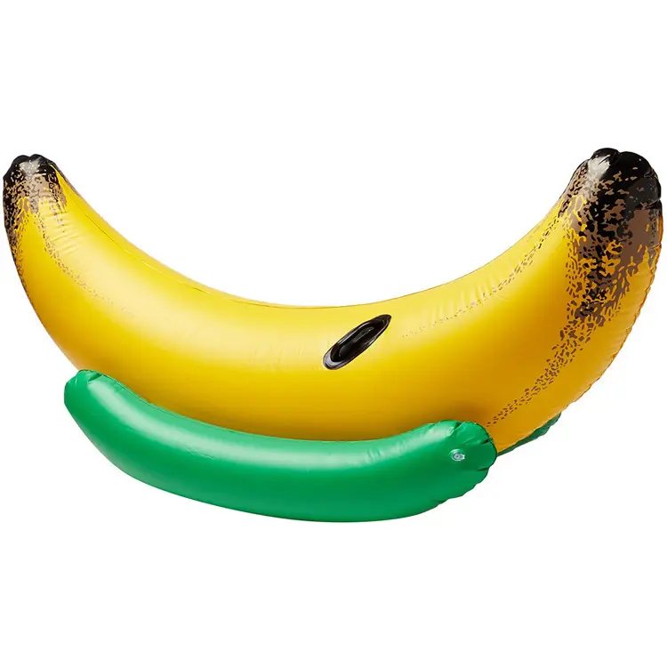 Flotador inflable de plátano con dos asas, bolsa de aire de equilibrio, de agua, de fabricante
