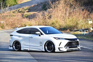 Pour <span class=keywords><strong>Toyota</strong></span> HARRIER kit carrosserie HARRIER mises à niveau RW style diffuseur de lèvre avant jupe latérale spoiler grill kit carrosserie - Product Image 4