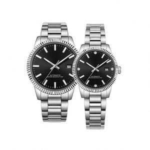 Reloj Automático de Oro al por Mayor, Relojes Mecánicos para Pareja, Regalo de Lujo, con Fecha, Cristal de Zafiro, Resistente al Agua - Product Image 2