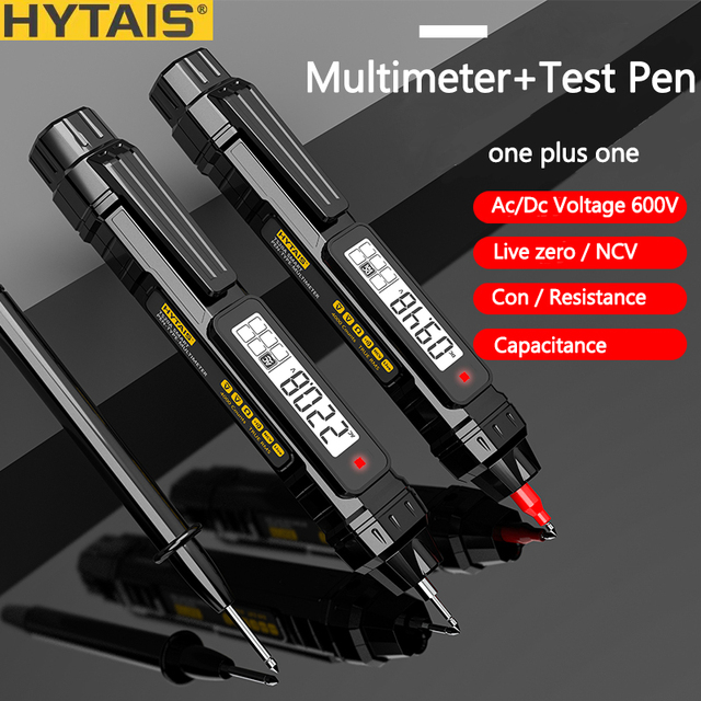 HYTAIS Intelligent  Digital Multimeter Pen-type Voltage Tester With NCV, Continuous Measurement of AC/DC Voltmeter, Resistance