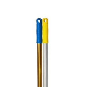 Алюминиевая ручка швабры с американским резьбовым наконечником, совместимая с резьбой на швабре и метле