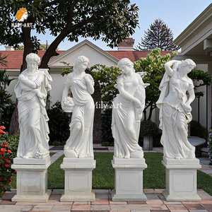 <span class=keywords><strong>Statue</strong></span> di marmo greche 4 stagioni intagliate a grandezza naturale - Product Image 1