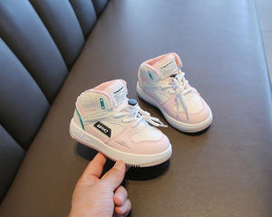 <strong>2026</strong> Spring Autumn Colorful Boys Girls Casual Sneakers High-top <strong>Basketball</strong> Sports <strong>Shoes</strong> for Children - Product Image 5