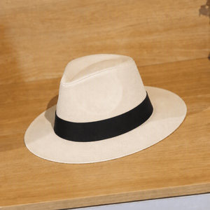 <span class=keywords><strong>Chapeau</strong></span> <span class=keywords><strong>Fedora</strong></span> Panama en paille pour <span class=keywords><strong>homme</strong></span>, style gentleman, idéal printemps-été, protection solaire, voyage, pêche, décontracté, extérieur - Product Image 6