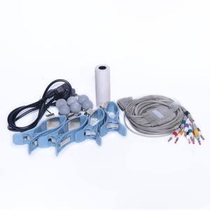 Électrocardiographe portable 6 pistes Mk Ecg6 avec batterie intégrée, certifié CE, pour la surveillance de la fréquence cardiaque de tout le corps - Product Image 2