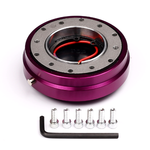 Adaptateur de moyeu de <span class=keywords><strong>volant</strong></span> de course universel en alliage d'aluminium de 70 mm avec verrouillage de sécurité - Product Image 3