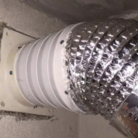 Ruban adhésif étanche simple face en feuille d'aluminium pour sceller les patchs de masquage des tuyaux de conduits de cvc chauds et froids dans la cuisine