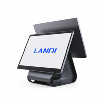 Terminal de point de vente intelligent C9Plus Android 13, caisse enregistreuse 15,6 pouces, processeur Qualcomm Octa-core, imprimante 80 mm pour la vente au détail, les restaurants et les commandes en gros