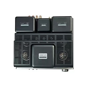 Amplificateur de puissance à tubes HiFi LQ805 Classic <span class=keywords><strong>300B</strong></span>+805, classe A à terminaison simple, 50W RMS 8Ω, 5 entrées (Balance/Phono/RCA), 4 transformateurs - Product Image 2