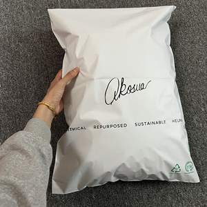 Sacs d'expédition personnalisés, nouveaux sacs en plastique épais, enveloppes de courrier, emballage d'expédition, pochette en polyéthylène blanche, sac de courrier pour vêtements - Product Image 6