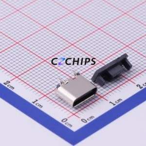 TYPEC-303-ACP16 USB Connector SMD Connector ( Connector Type: Type-C )( Gender: Female )( Mounting Type: Vertical Mount ) - Product Image 1