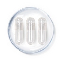 Capsules végétales vides en HPMC, transparentes et colorées, tailles 000, 00, 0, 1, 2, 3, 4