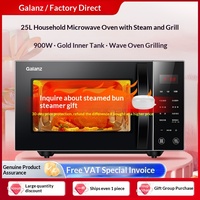 Galanz 25L Microwave Oven 900W Sepenuhnya Otomatis Sterilisasi Cerdas Micro-Steaming-Baking Oven Gelombang Cahaya All-in-One Rumah Tangga
