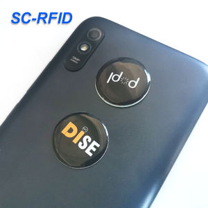 Tarjeta de Proximidad Personalizada <span class=keywords><strong>con</strong></span> Chip de 125khz, Epoxy, 25mm, Impermeable, <span class=keywords><strong>con</strong></span> Etiqueta Adhesiva y Número de Teléfono, Popular y en Oferta - Product Image 3