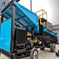 Solution d'extraction d'or à bons commentaires, conception complète, ensemble complet, 50 TPH, installation de lavage à trommel pour l'or alluvial et de placer