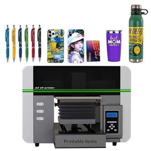 Giá cả phải chăng nhỏ-kích thước máy in thẻ UV cho tùy chỉnh nhựa ID, thẻ giấy phép, PVC & Acrylic vật liệu với rõ ràng in kỹ thuật số - Product Image 1