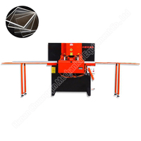 Vente directe 45 degrés double lame scie angle machine de découpe pour les bois