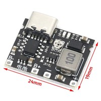 Module d'alimentation réglable TP4056 3.7V 4.2V 9V 5V 2A pour batterie lithium-ion 18650, kit de charge et de décharge DIY