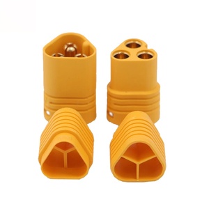 Connecteur d'alimentation moteur ESC Amass MT60 3 broches mâle/femelle de haute qualité, DC 500V 35A, laiton plaqué or pour modèle RC - Product Image 6