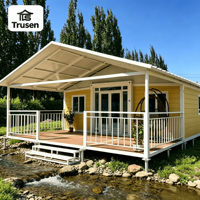 Fabricants de maisons préfabriquées : Porte en aluminium à rupture de pont thermique pour construction rapide, extenseur de salle de bain préfabriqué, maison à assembler, chalet