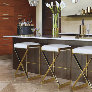 Chaise <span class=keywords><strong>de</strong></span> comptoir haute <span class=keywords><strong>de</strong></span> luxe chaise <span class=keywords><strong>de</strong></span> <span class=keywords><strong>bar</strong></span> en acier inoxydable doré <span class=keywords><strong>tabouret</strong></span> <span class=keywords><strong>de</strong></span> <span class=keywords><strong>bar</strong></span> en velours pour hôtel maison pub mariage - Product Image 1